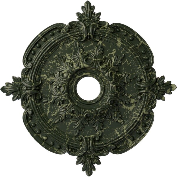 Ekena Millwork Benson Classic Medallion (Canopies up to 6 1/2"), 28 3/8"OD x 3 3/4"ID x 1 5/8"P, Painted Turtle CM28BEPTC - main